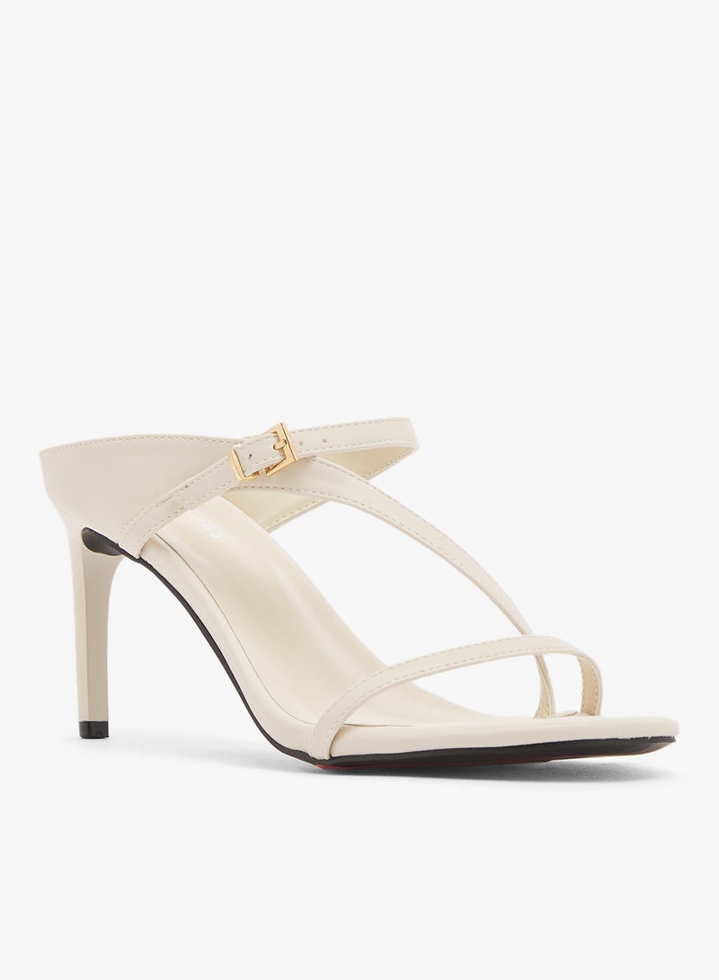 جلاموروس صنادل نسائية بكعب كريمي - Image 2